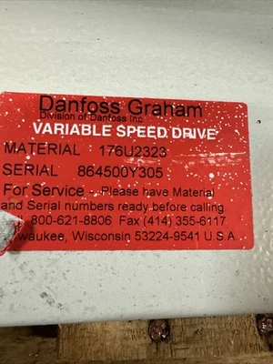 USED Danfoss VLT6022GT4CN1STR0DLF40A00C0