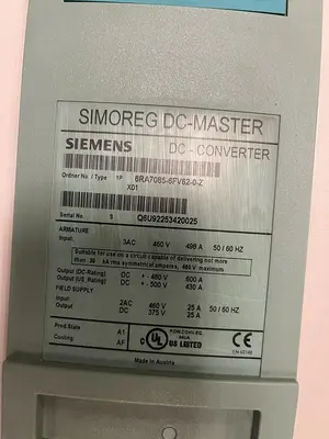 USED SIEMENS 6RA7085-6FV62-0-Z