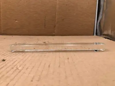 Ernst Flow 6-26309 Clear Flat Gauge / Sight Glass 10″ X 1-1/2″ X 1/2″ -NIB