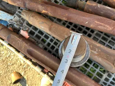 Used AFTERMARKET 6" CHISEL BIT FOR CABLE TOOL DRILL RIG Construction Equipment Parts Pennsylvania US | East West Machinery & Drilling #1417367