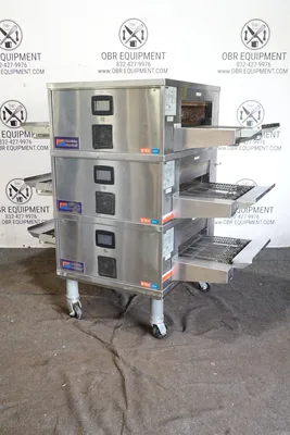 2021 MIDDLEBY MARSHALL CTX ELECTRIC TRIPLE STACK PIZZA CONVEYOR OVEN MODEL DZ33T