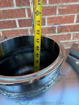 USED ALLOY PRODUCTS 10 LITER STAINLESS STEEL PROCESS / PRESSURE VESSEL 40 PSI
