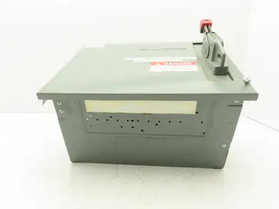 Square D 8998 MCC Bucket Motor Starter 10Hp Size 1 Fused Disconnect 3 Pole 600V