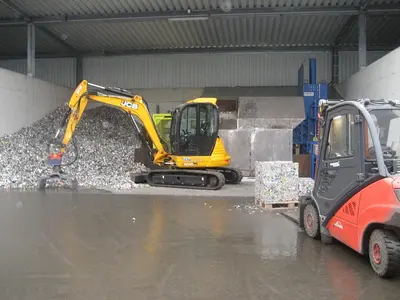 USED 2013 ATM SCRAP BALER 40X40