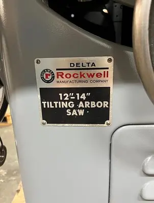 Delta / Rockwell 12/14 Tablesaw
