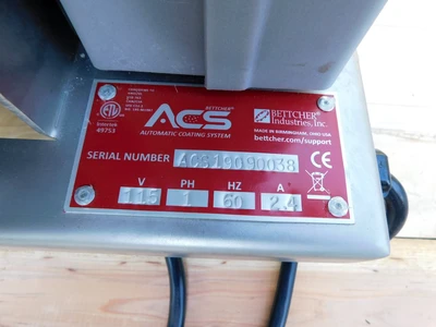 USED AUTOMATIC COATING SYSTEMS LAB BATTER BREADER