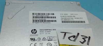 USED HP HP 800 600 705 G2 DVD+/-RW DVDRW Slim Drive Disc 7624