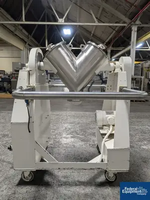 USED Patterson-Kelley 1 Cu Ft P-K Twin Shell Blender, S/S
