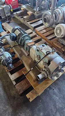 USED WAUKESHA POSITIVE DISPLACEMENT LOBE PUMP SIZE 60