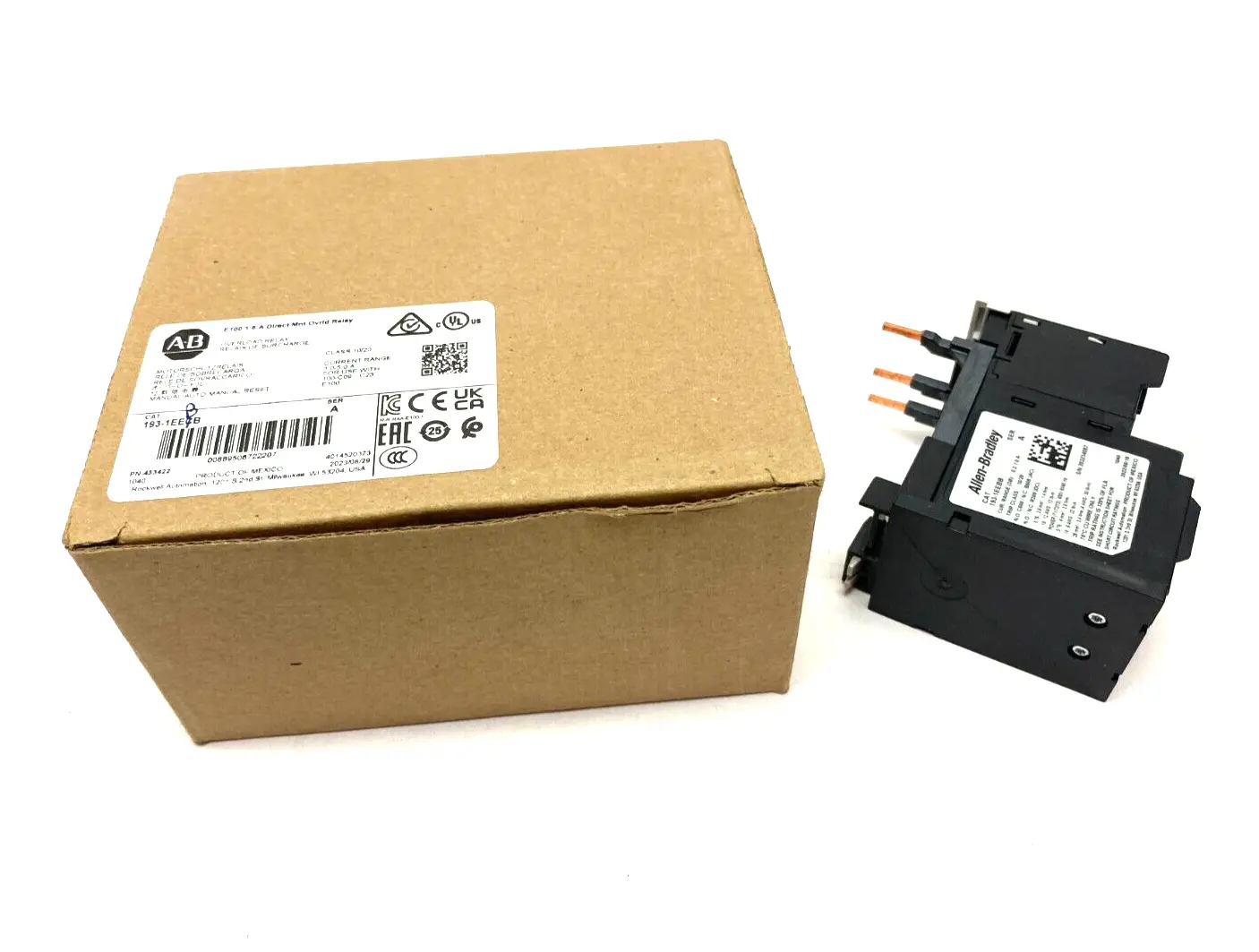 New | in-Stock Allen Bradley Ser. A IEC Overload Relay, Direct Mount, .2-1.0A Relays & Switches Michigan US | Maverick Industrial Sales #1391367