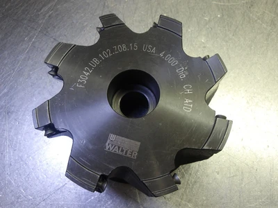 Walter 4" Indexable Facemill 1.25" Arbor F3042.UB.102.Z05.15 (LOC1350A)