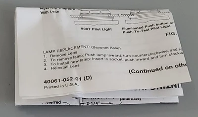 NEW Allen-Bradley 800H-QR12G