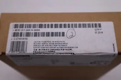 NEW SEALED SIEMENS 6ES7 317-2AK14-0AB0 CPU MODULE CPU317-2 DP 6ES7317-2AK14-0AB0