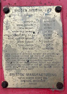 BRISTOL RS80 Forklifts | Machinery For Sale (8)