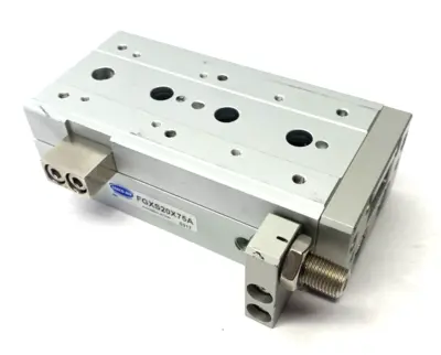 Used Fabco-Air Double-Acting Pneumatic Linear Guided Slide Actuator Pneumatic Cylinders Michigan US | Maverick Industrial Sales #1402160