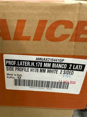 Used SALICE SIDE PROFILE H178 MM WHITE 2 SIDED Misc Woodworking Parts Florida US | MachineryMax #1437834