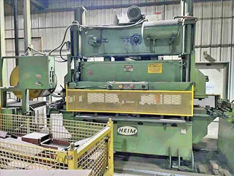 Used 1977 HEIM S100-30X80 Notching Presses Ohio US | D & H Machinery, Inc. #758830