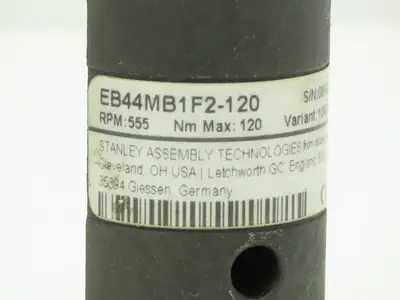 Stanley EB44MB1F2-120 Inline Nutrunner 1/2" Sq Drive *Parts or Repair*