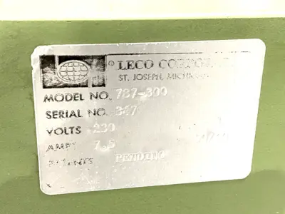 Used Leco CS-444, 787-300 Analyzers Systems - Other Michigan US | Maverick Industrial Sales #1401419