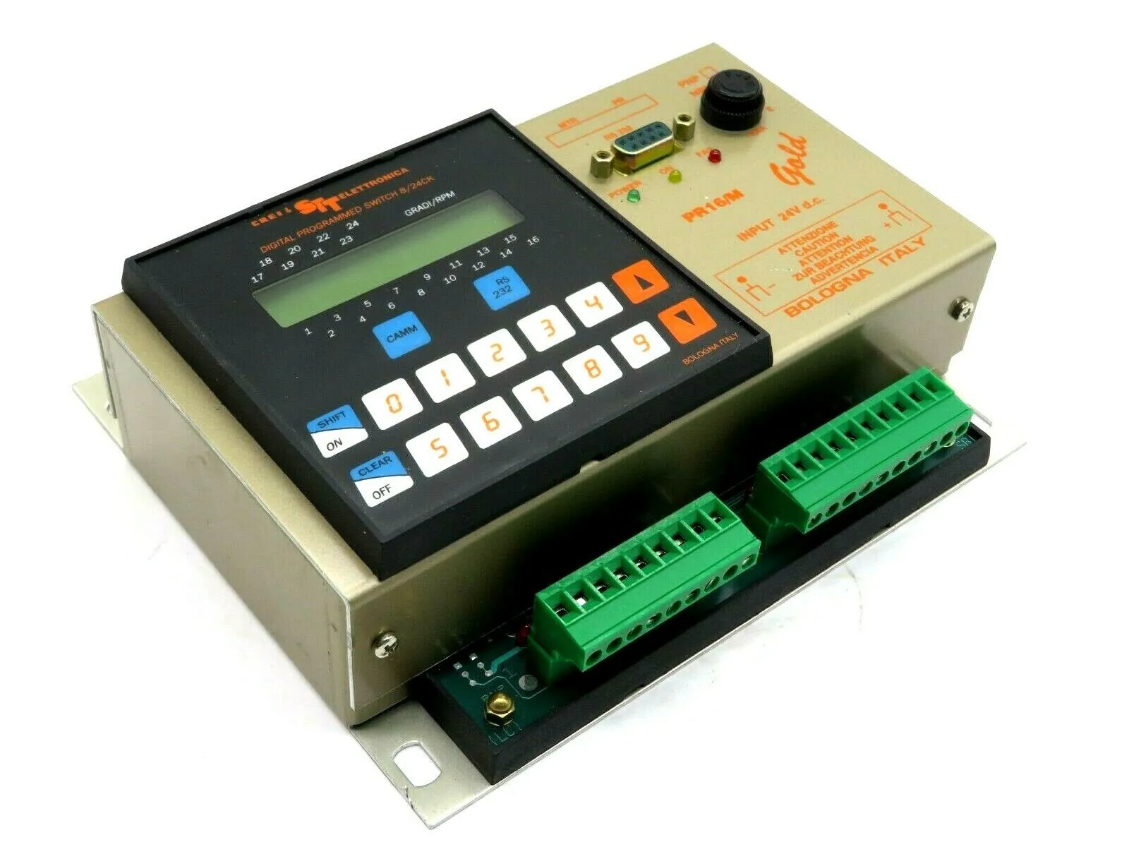 NEW CREI STT ELETTRONICA PR16/M DIGITAL PROGRAMMED SWITCH 24VDC PR16M
