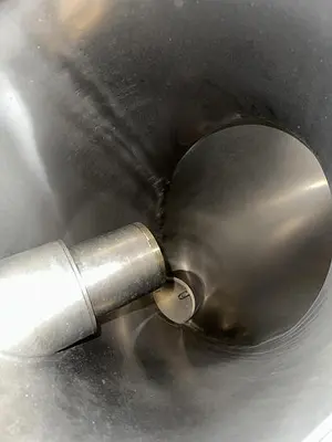 V-Type Mixer, 3 CF, Stainless Steal, Patterson Kelley, 290 #/CF - #5991373