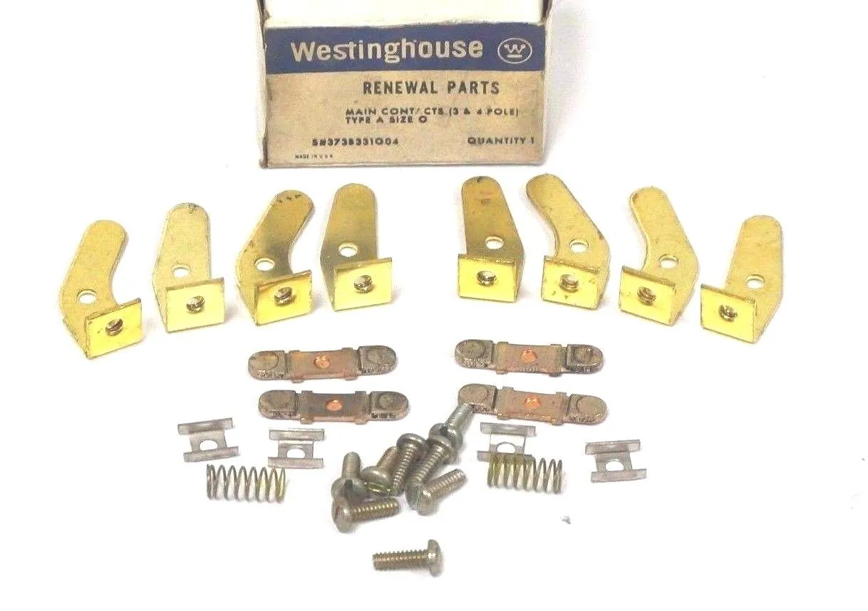 NEW WESTINGHOUSE 373B331G04 SIZE 0 CONTACT KIT