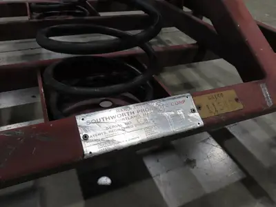 Southworth Pallet Pal Positioner Rotary Spring Level Loader Turntable on Casters