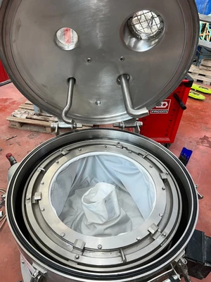 Comi-Condor SCA-700 ATEX perforate basket centrifuge, 316L SS.