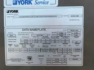 USED 2024 YORK YLAA0155SE46XFBSDTX