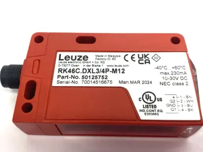 New | in-Stock Leuze Unpolarized Retro-refl. Photoelectric Sensor 50125752 Photoelectric Sensors Michigan US | Maverick Industrial Sales #1395068
