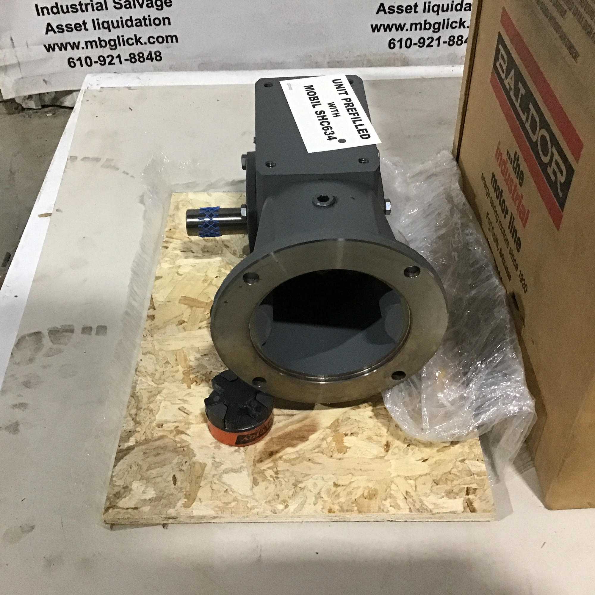 Baldor GLF2521AG Gearmotor Speed Reducer Ratio 25:1 Nema 56C Left Hand Output Shaft
