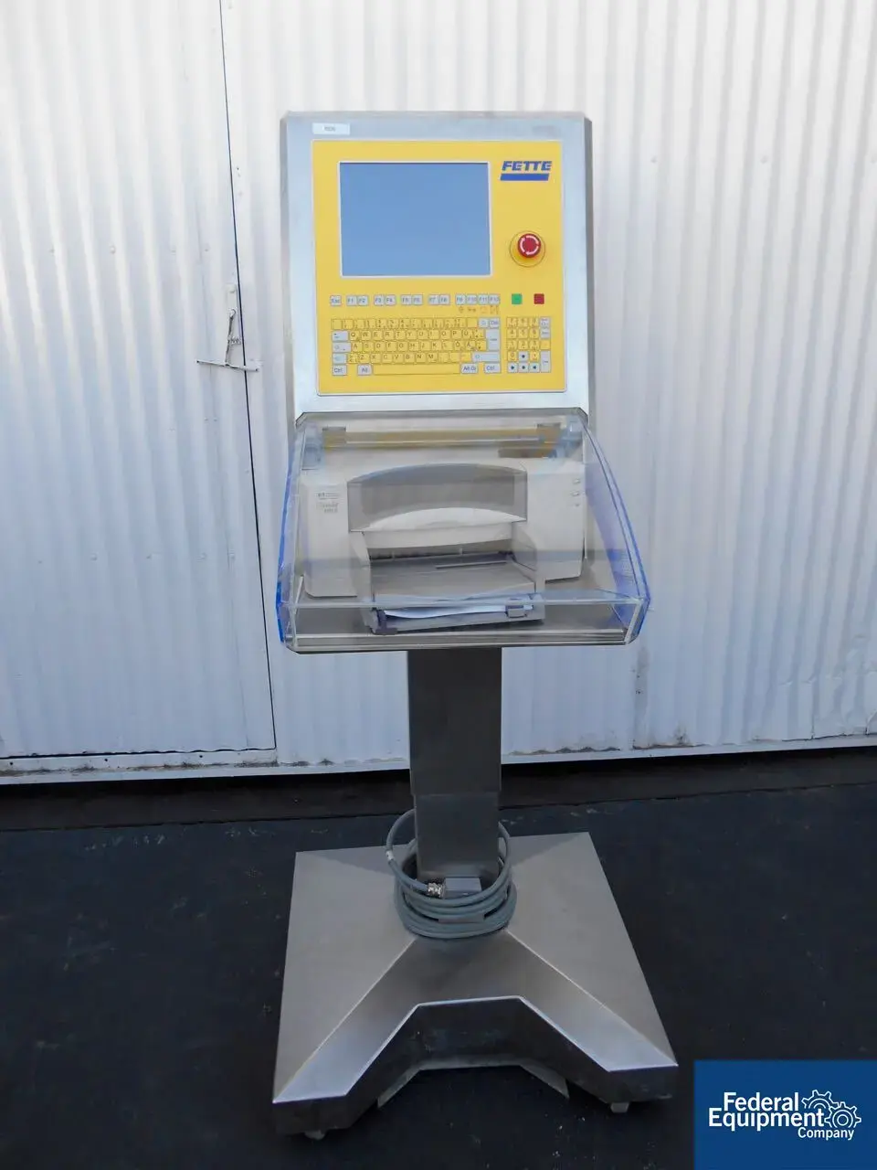 USED Fette Fette Control Console, Model 3200