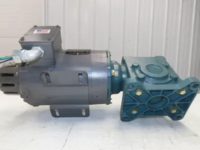 Dodge Baldor 17Q15R56 Gear Motor 15:1 Reducer 117 RPM 0.75Hp 230/460V 3PH LH 56C