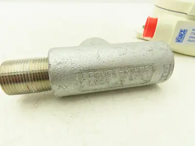 Kurz 500-1.0-P40 Mass Flowmeter 0-75 SCFM Air 1"NPT x 12"L Killark HKB-BC