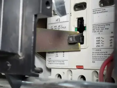 1 hp, 600V, 15A, 3-Ph LV Motor Control Starter Bucket for Freedom 2100 MCC Frame