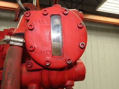 Chicago Pneumatic 1/4 Ton 500Lb Power Vane Air Chain Hoist 10' Lift w/Pendant