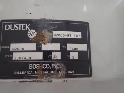 Used DUSTEK M2000 Dust Collectors New York US | Martin's Woodworking Machinery #1404194