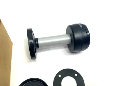 USED ALLEN-BRADLEY SER. B POLE MOUNT BASE & CAP 10CM, BLACK