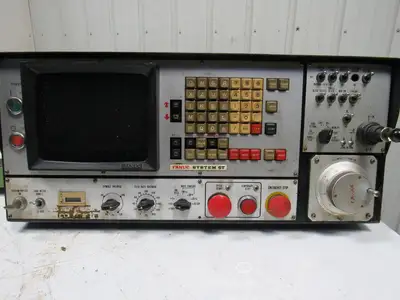 Fanuc System 6T Operator Interface Control Panel W/Arm From a Wasino LG71