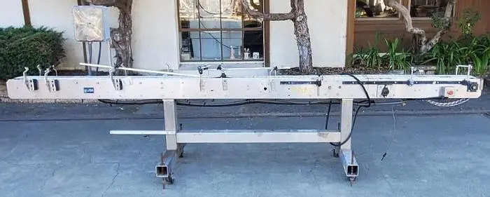 Conveyor, Belt, 4.5" x 14', S/st, VFD, Portable #S743476