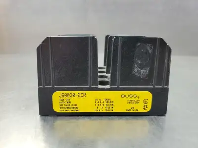 USED Buss J60030-2CR Fuse Block Holder, 30A, 600V, 2-Pole