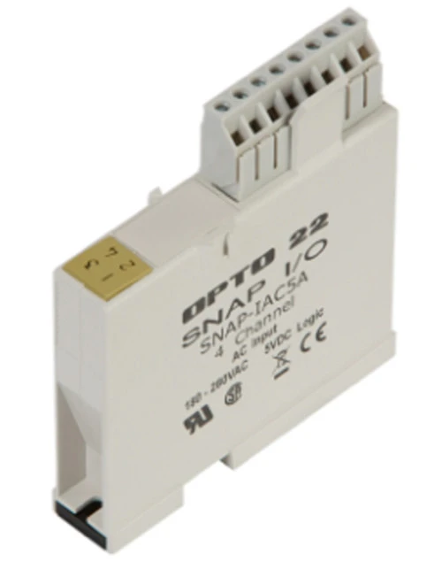 Opto 22 SNAP-IAC5A SNAP 4-Ch 180-280 VAC/VDC Digital (Discrete) Input Module [Refurbished]