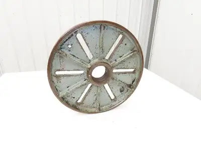 Slotted Lathe Drive Face Plate Cast Iron 	2-3/4-5 Direct Screw 16" OD 6 Slot