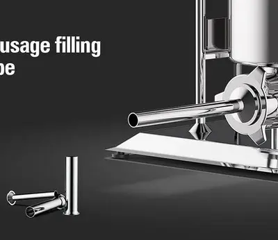22 lbs/ 10kg Stainless Steel Vertical Manual Sausage Stuffer - Economy model