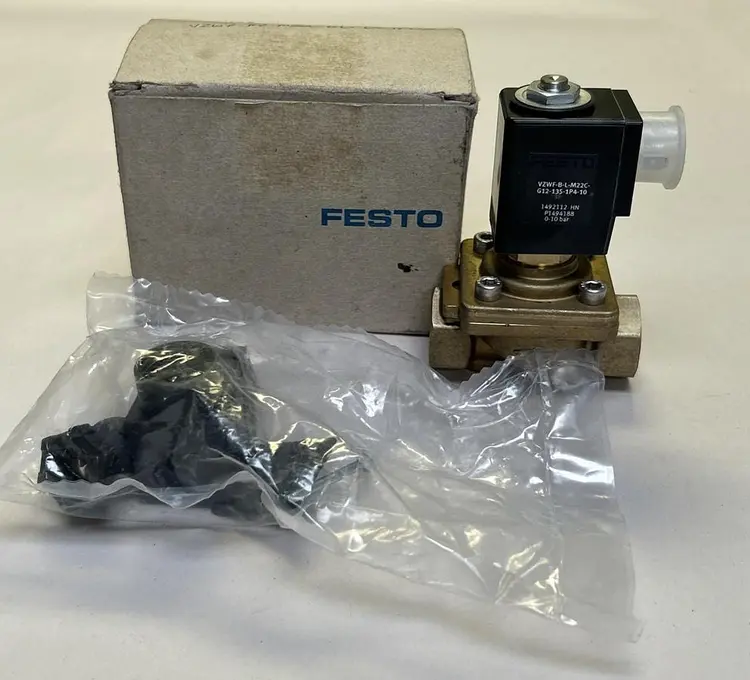 New | in-Stock FESTO VZWF-B-L-M22C-G12-125-1P4-10 Solenoid Valves Ohio US | Surplus Asset Holdings #1237515