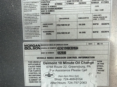 Used 2011 FREIGHTLINER ROUTE STAR Box trucks Ohio US | Miedema Asset Management Group #1578138