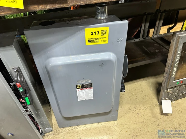 Used _UNKNOWN_ SQUARE D HEAVY DUTY SAFETY SWITCH Disconnects Illinois US | Heath Industrial Auction Services #1549849