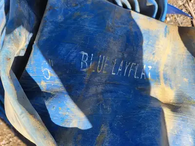 6" x 60 ft Lay Flat Hose Blue
