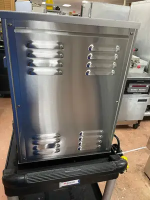 Used Duke Used DUKE FWM3-42 Pass-Through Commercial Food Warmer 208V Hot Food Warming, Holding, & Transport Cabinets Illinois US | Falcon Restaurant Supply #1376379