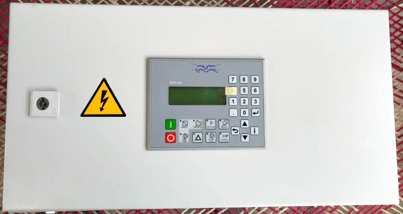 (2) Alfa-Laval EPC-60 control panels.